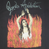 Giant Vintage JANES ADDICTION BURNING LADY SCREEN PRINT OVERSIZED BOX SILHOUETTE T-SHIRTS