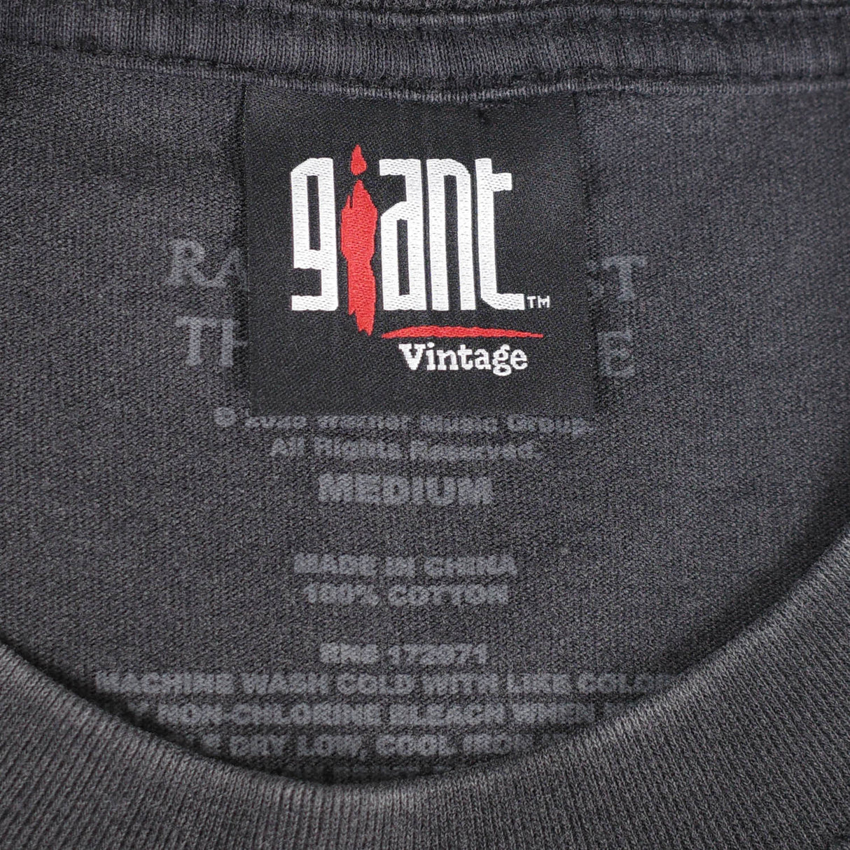 Giant Vintage RAGE AGAINST THE MACHINE EVIL EMPIRE SCREEN PRINT OVERSIZED BOX SILHOUETTE T-SHIRTS