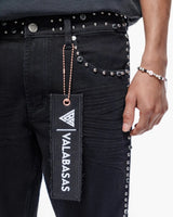 VALABASAS / "MITE" STACKED FLARE JEAN VLBS-VS3-1125