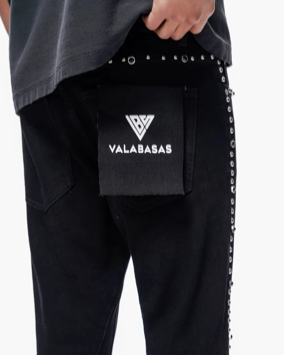 VALABASAS / "MITE" STACKED FLARE JEAN VLBS-VS3-1125