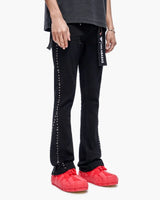 VALABASAS / "MITE" STACKED FLARE JEAN VLBS-VS3-1125