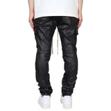 mnml（ミニマル）Cargo Drawcord Pants Waxed Black 25ml-aw470p