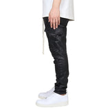 mnml（ミニマル）Cargo Drawcord Pants Waxed Black 25ml-aw470p