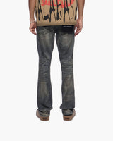 VALABASAS OUTLAWED STACKED DIRTY DARK BLUE VLBS-VJ3-1099