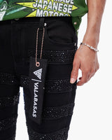 VALABASAS PHOENIX 3.0 STACKED JET BLACK JEANS VLBS-VJ3-1118