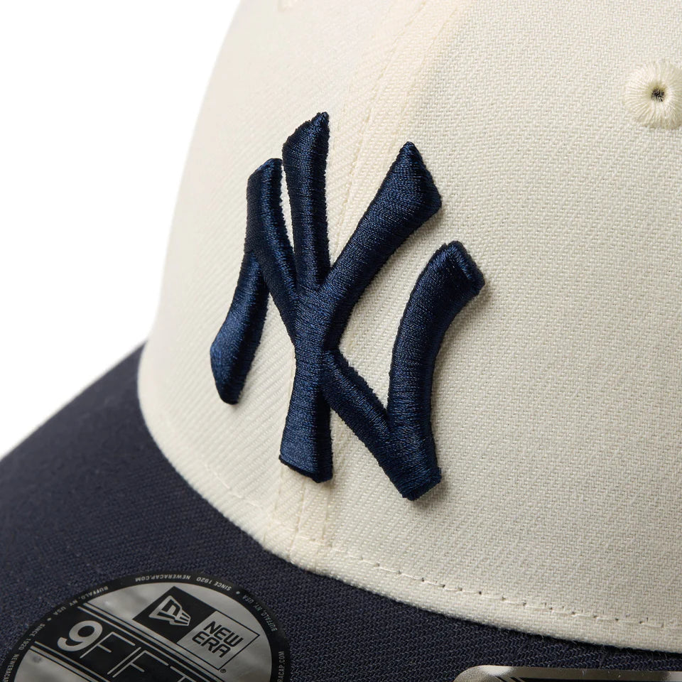 キッズ Youth 9FIFTY ストレッチスナップ ニューヨーク・ヤンキース クロームホワイト/ネイビー【14671546】