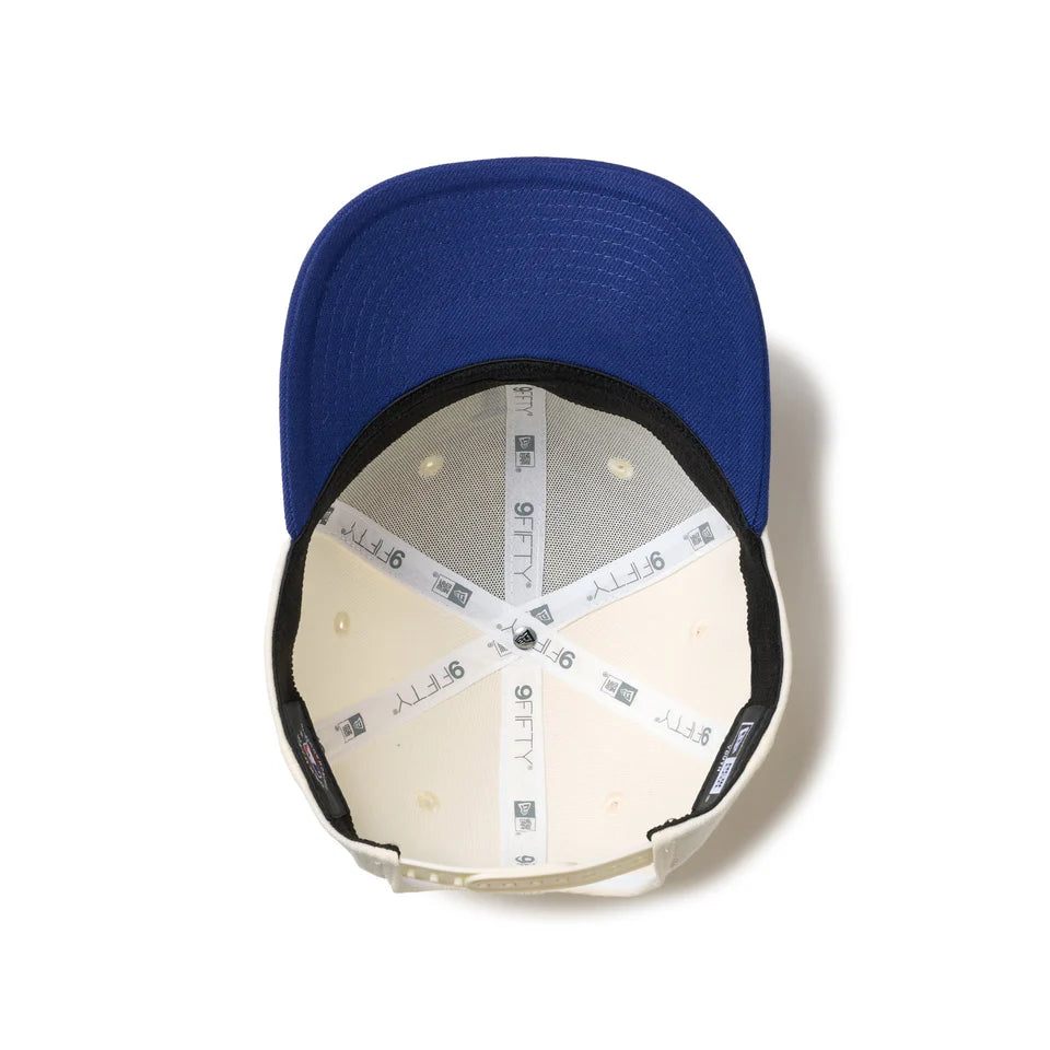 キッズ Youth 9FIFTY ストレッチスナップ ロサンゼルス・ドジャース クロームホワイト/ダークロイヤル【14671547】