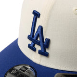 キッズ Youth 9FIFTY ストレッチスナップ ロサンゼルス・ドジャース クロームホワイト/ダークロイヤル【14671547】