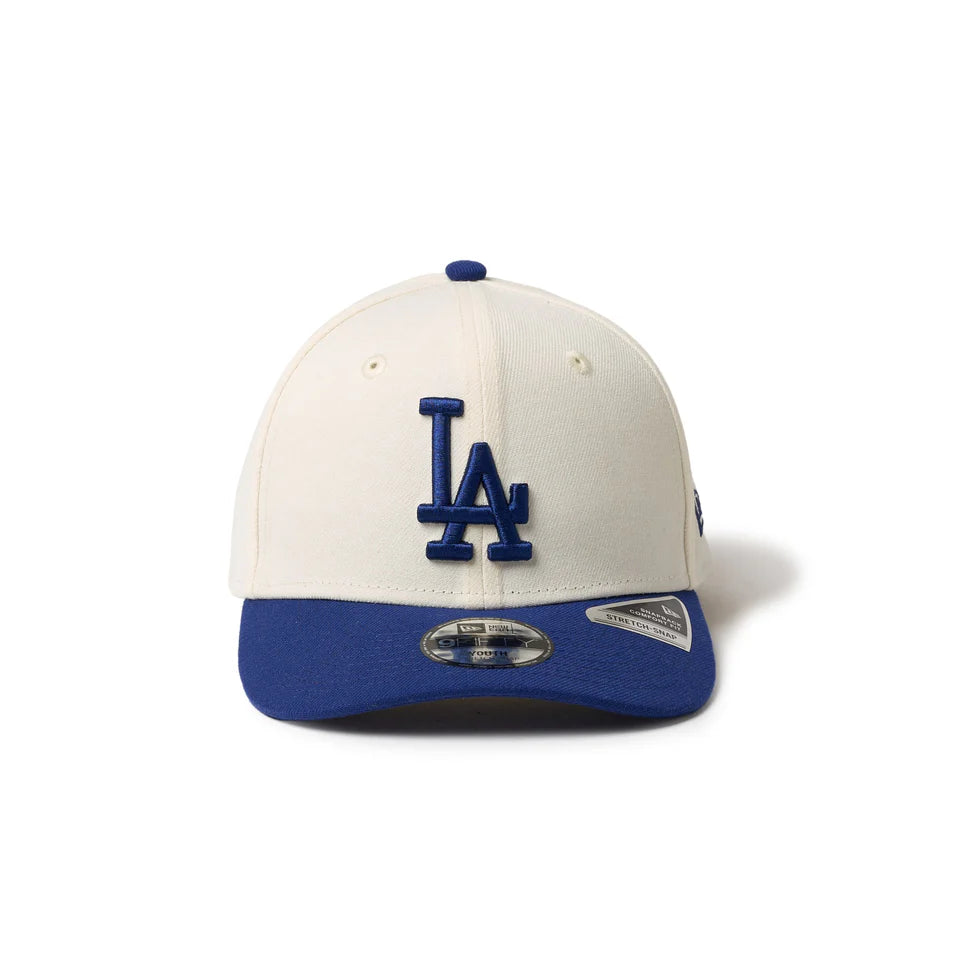 キッズ Youth 9FIFTY ストレッチスナップ ロサンゼルス・ドジャース クロームホワイト/ダークロイヤル【14671547】